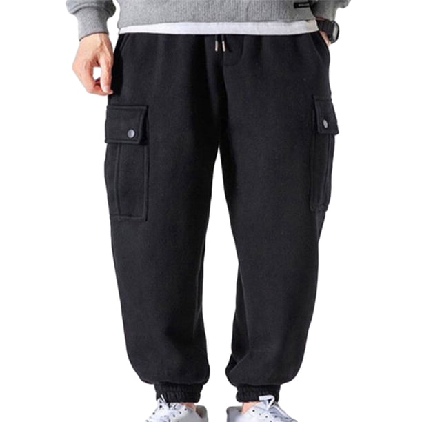 Txlixc Pantalones deportivos casuales de gran tamaño para hombres Txlixc moda