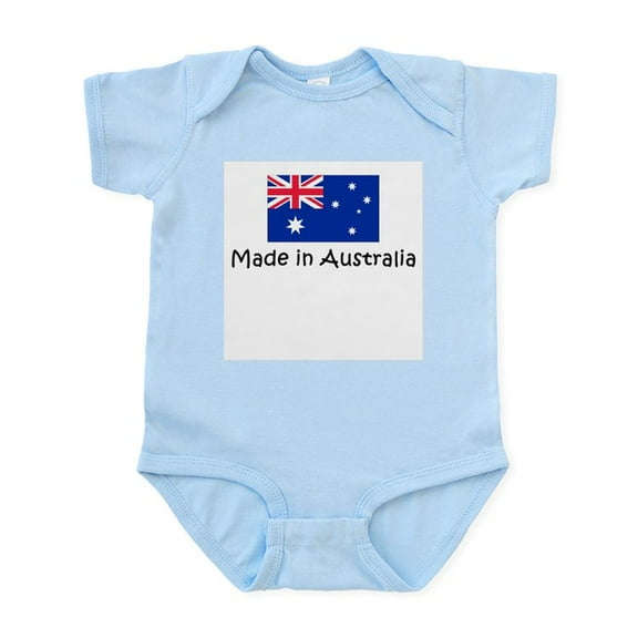 CafePress - Made In Australia Infant Bodysuit - Baby Light Bodysuit, Size Newborn - 24 Months