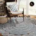 thumbnail image 5 of Jaipur Art And Craft Soft Reversible Hand Braided Round Natural Cotton Area Rug for Indoor Floor (7x7 Sq Ft), 5 of 5