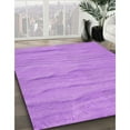 thumbnail image 3 of Ahgly Company Machine Washable Indoor Square Transitional Violet Purple Area Rugs, 7' Square, 3 of 7