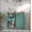 Green, variant on Modern Small Sideboard Buffet Cabinet with Fluted Doors, Wine Bar & Coffee Bar Liquor Cabinet with Wine Rack and Glass Holders for Home Dining Room, Living Room