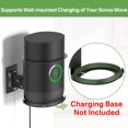 thumbnail image 4 of Soporte de pared para altavoz Yibracki Protector para Sonos Move, color negro, 4 of 7