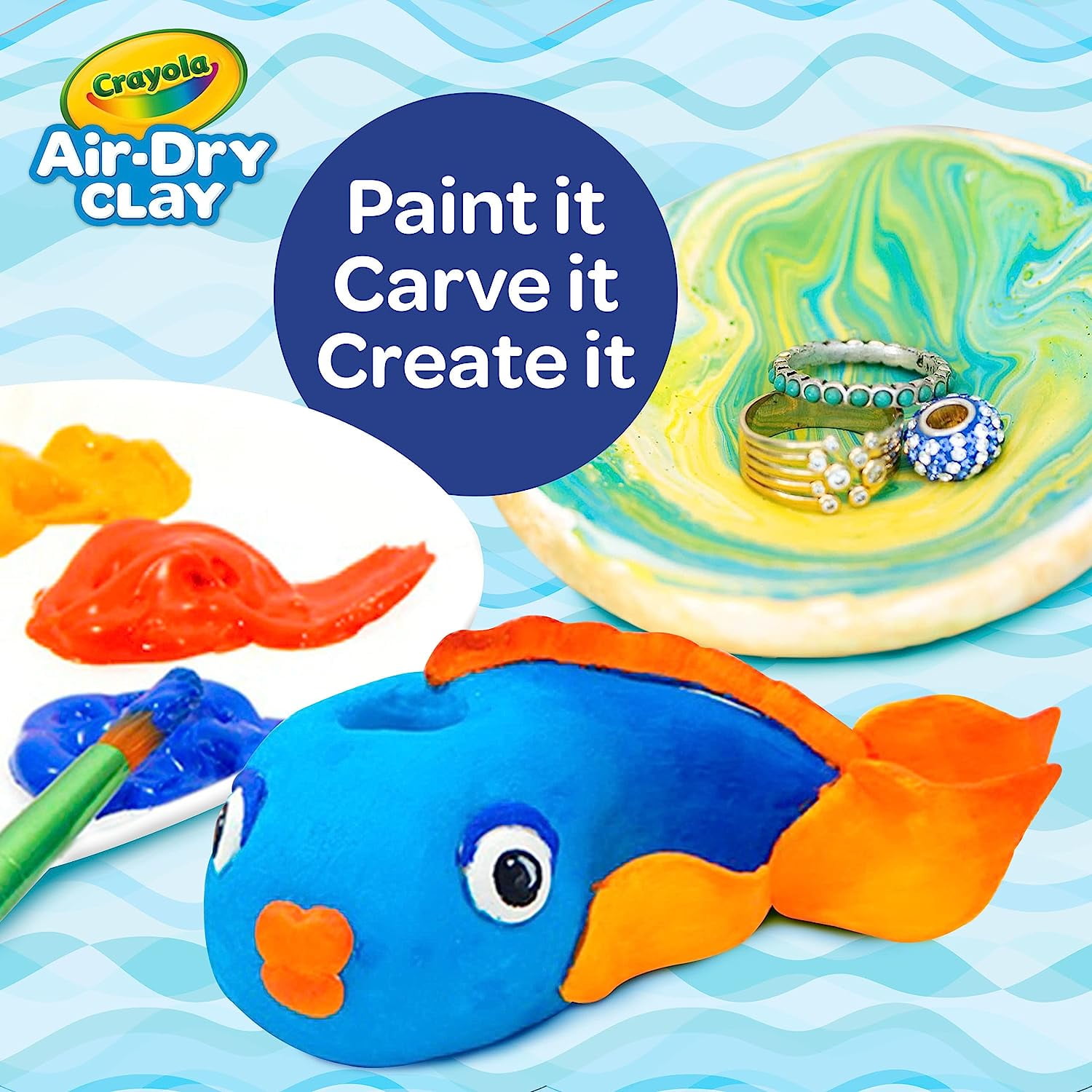 Air-Dry Clay, White, 5 Lbs