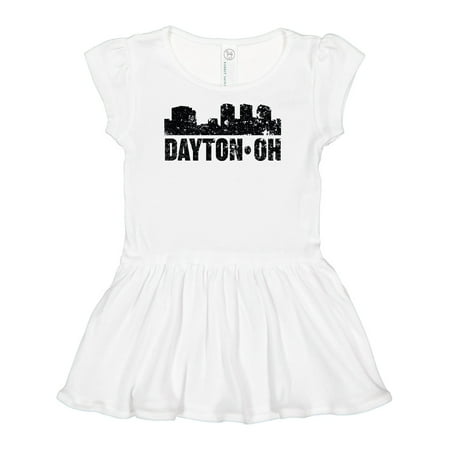 

Inktastic Dayton Skyline Grunge Gift Baby Girl Dress