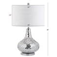 thumbnail image 5 of JONATHAN Y Emilia 26" Mirrored Mosaic LED Table Lamp, Silver, JYL1056A, 5 of 7
