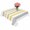 Yellow, variant on Grey Ombre Stripe Table Cloth Waterproof Tablecloths, Modern Farmhouse Vertical Striped Tablecloth Dining Table Cover for Kitchen Party Tabletop Outdoor, Rectangle Tablecloth 60x120 Inch
