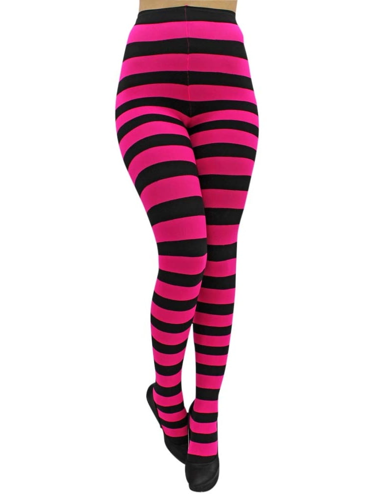 Horizontal striped tights Clearance