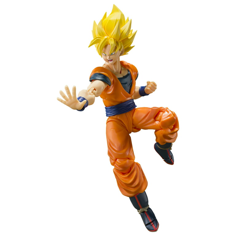 Dragon Ball Super Saiyan Goku Articulado 9cm - Dragon Ball Flash
