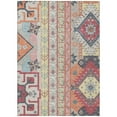 thumbnail image 2 of HomeRoots 598473 5 x 8 ft. Linen Pink & Yellow Aztec Washable Indoor & Outdoor Rectangle Area Rug, 2 of 5
