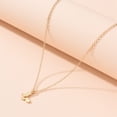 thumbnail image 4 of Collar en colgante Xihbxyly moda coreana, Oro, Damas, 4 of 6