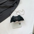 thumbnail image 3 of Bolso de hombro femenino Moda Bat Wing Crossbody Bolso de viaje (Negro), 3 of 6