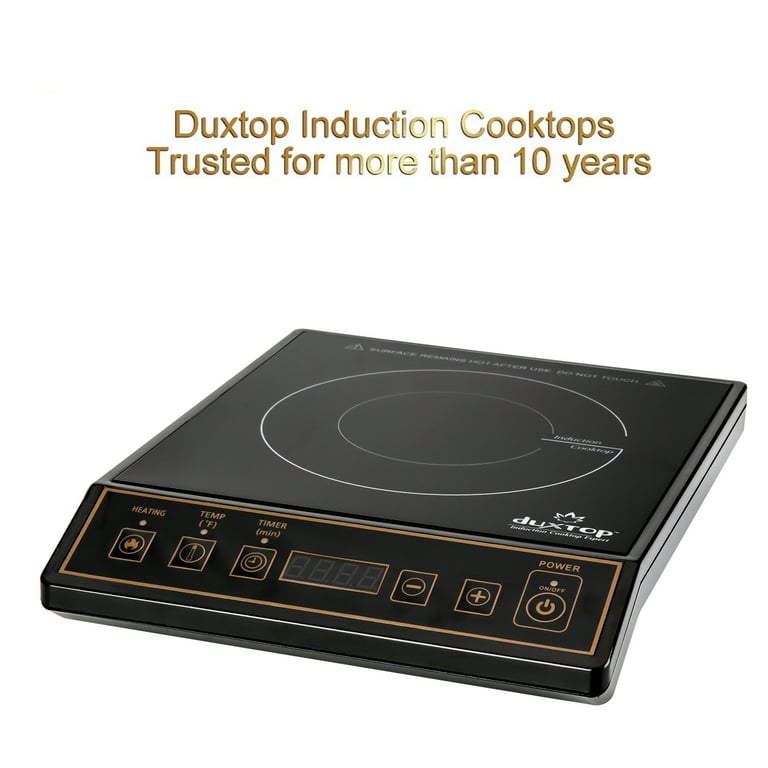 Duxtop 1800W Portable Induction Cooktop Countertop Burner, Gold  8100MC/BT-180G3