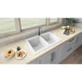 thumbnail image 3 of Ruvati 33 x 22 inch epiGranite Dual-Mount Double Bowl Kitchen Sink, 3 of 9