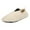 Beige-b, variant on Womens Mens Lightweight Closed Back Cozy Furry House Slippers Foam Cushionin Absorb Sweat Rubber Sole On Sock Shoes Foldable Travel Slippers Indoor Outdoor