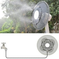 Fan Misting Kit Outside Patio for a Cool Breeze,Outdoor Fan Misters for Cooling System,Water Mister Spray Cooling Outdoor for Backyard,Deck,Canopy,Pergola,Pool,Yard Accessories,Party Supplies