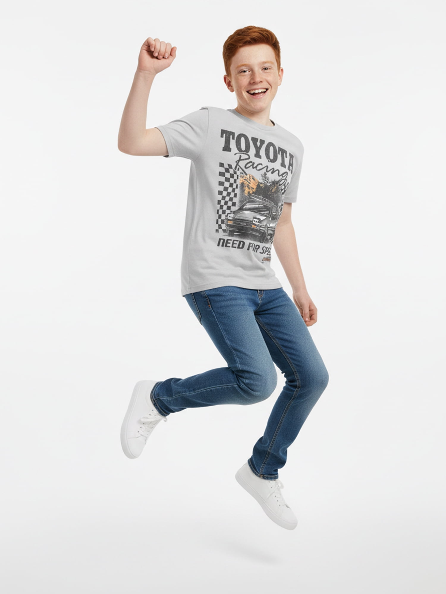 Toyota Boys' & Big Boys' Graphic Tee with Short Sleeves, Sizes 4-18