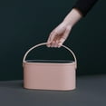 thumbnail image 3 of Travel Makeup Case Portable Cosmetic Organizer Storage Box With LED Lighted Mirror Cover, 3 of 7