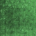 thumbnail image 1 of Ahgly Company Indoor Square Oriental Emerald Green Industrial Area Rugs, 6' Square, 1 of 4