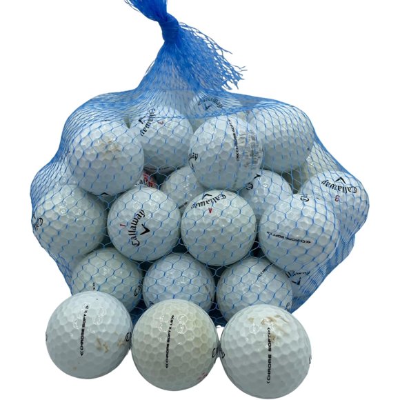 Golf Ball Planet - Callaway Chrome Soft Mix Recycled Golf Balls (3A/Good, 50 Pack)