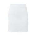thumbnail image 4 of Fgnfyis Women's Casual Solid Tennis Skirt Yoga Sport Skirt with Built In Shorts for Comfortable Wear White XL, 4 of 7