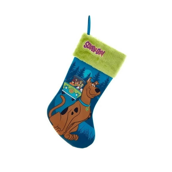 Kurt Adler 19-Inch Scooby-Doo Mystery Machine Christmas Stocking – Blue