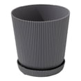 thumbnail image 1 of Pots for Plants Green Plastic Flower Pots Balcony Vegetable Garden Green Plant Pot Container with Base Home Succulent Bonsai Plant Storage Plastic Plant Pots,Water Storage Containers, 1 of 7