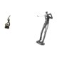 thumbnail image 5 of Escultura abstracta de fuego,Estatua de arte abstracto para decoración del hogar,Figura de golf,Estatua de golfista,figura de resina,decoración para el hogar,Adorno de mesa de escultura, 5 of 8