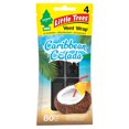thumbnail image 1 of LITTLE TREES air freshener Vent Wrap Caribbean Colada 4-Pack, 1 of 8
