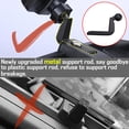 thumbnail image 3 of Neepiar Soporte Para Teléfono Compatible Con Jeep Wrangler 2018-2024 Jl Jlu 2020-2024 Gladiator Jt Soporte Para Teléfono Con Bandeja Para Tablero Con Caja De Almacenamiento No Apto Para La Versión De, 3 of 5