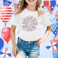 thumbnail image 2 of Gunia Kids Boys Girls 250Th Anniversary Shirt Short Sleeve 4Th Of July Independence Day Flag Patriotic Casual Crewneck Tops Tee Leisure T-Shirt For Toddler To 3-13 Years, 2 of 4