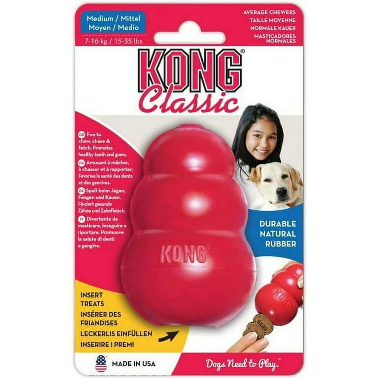 Kong Classic Dog Chew Toy Red Medium