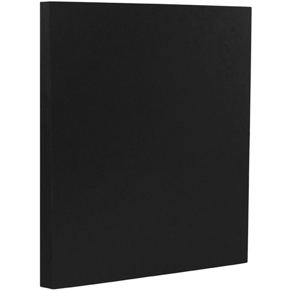 JAM Paper No. 10 Business Stationery Set, 4 1/8 x 9 1/2, Black Linen, 50/Pack