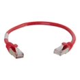 thumbnail image 1 of C2G 2ft Cat6 Ethernet Cable - Snagless Shielded (STP) - Red - Patch cable - RJ-45 (M) to RJ-45 (M) - 2 ft - STP - CAT 6 - molded, snagless, stranded - red, 1 of 3