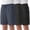 Heather Black , Stone Blue, Deep Gray, variant on Pure Champ Boys Athletic Shorts 3 Pack Active Boys Shorts Youth kids Elastic Waist With Zipper Pockets 2T-18