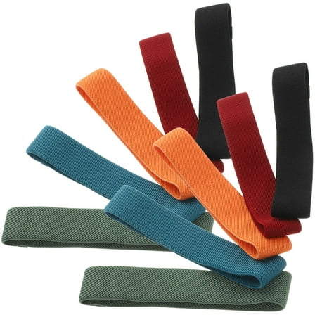 SOPOTUTU 10Pcs Lunch Box Strap Elastic Design Nylon Assorted Color for Other Items Use