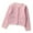 Pink Coats fot Kid, variant on AINIYS Little Girls Crewneck Cardigan Sweaters Long Sleeve Kids Solid Button Knit Tops Outwear with Pocket Black 5 Years