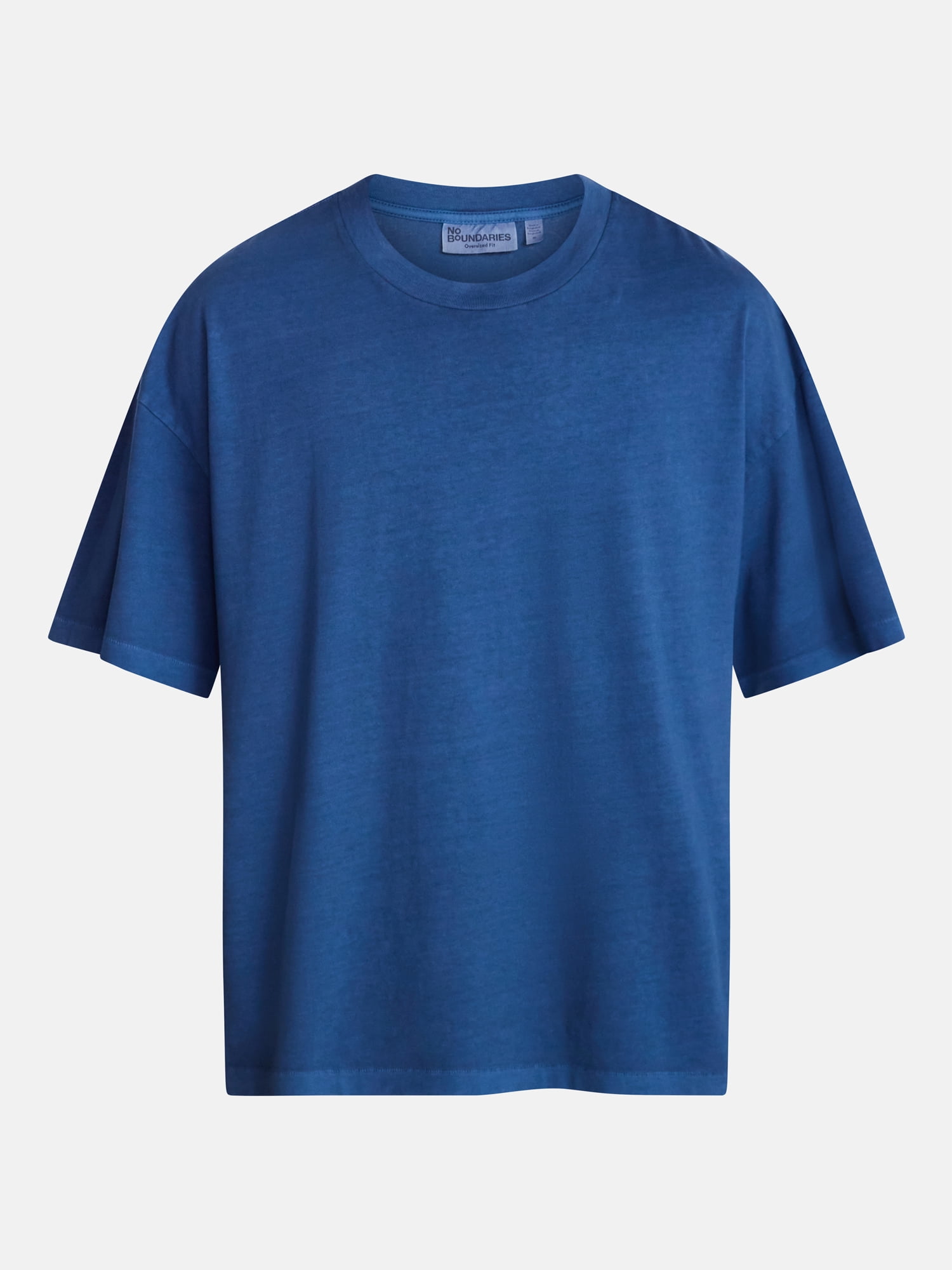 No Boundaries Men's Oversized Boxy Tee with Short Sleeves, XS-4XLT