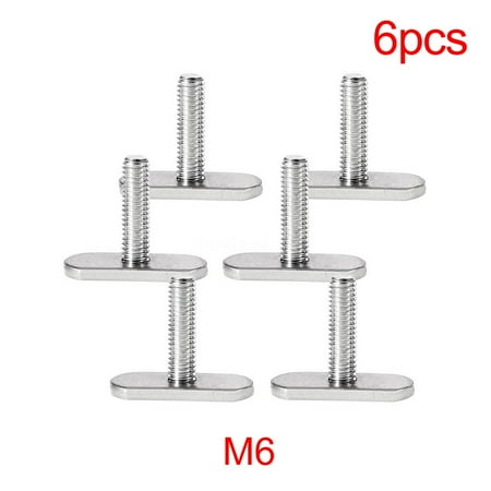 

4Pcs/6Pcs Kayak Canoe Boat Screws Nuts Rail Track Hardware Gear Mounting Screws