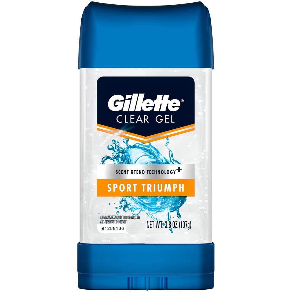 Gillette Sport AntiPerspirant Deodorant Clear Gel, 3.8 oz Walmart