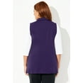 thumbnail image 5 of Catherines Women's Plus Size Suprema Studio Zip Front Vest, 5 of 6