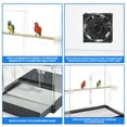 thumbnail image 5 of PENNZONI Extra Large Bird Cage for Macaws & Parrots, Crystal Clear Acrylic Cage, No Base, 5 of 12