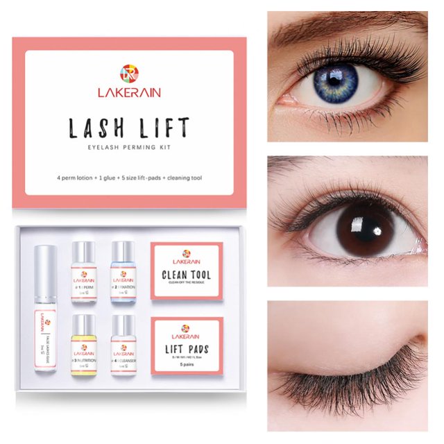 Simple Eyelash Perm Set Eyes Makeup Lifiting Eyelash Enhancer Kit Perming Lotion Fixation Glue Eyelash Curly Eye Makeup Cosmetic zhangyuxiang LED
