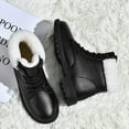 thumbnail image 7 of Bnwani Boots Women New Winter Cotton Velvet Fleece 0 Boot Black Size 4.5, 7 of 7