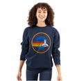 thumbnail image 3 of Retro NASA Space Shuttle Rainbow Sweatshirt for Men or Women Brisco Brands S, 3 of 6