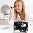 thumbnail image 6 of Swan PVCCosmetic Storage Bag with Zipper - Large Capacity Makeup Organizer and Storage Bag for Ladies and Girls - Printed Design Makeup Bags - Small Toiletry Bag for Men, 6 of 6