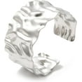 thumbnail image 3 of 1 unidad de brazalete abierto ancho de acero inoxidable 304, joyería para mujer, pulseras de acero inoxidable de colores para la fabricación de joyas, 3 of 3