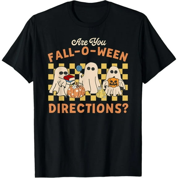 Are You Falloween Funny Ghost Pumpkin Halloween Unisex T-Shirt