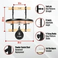 thumbnail image 4 of Yes4All 24" Adjustable Speed Bag Platform with 2 Speed Balls, Wall Mount Kit, Black, 4 of 5