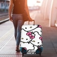 thumbnail image 6 of Hello Kitty Suitcase Cover Luggage Covers Protector Carry On Cover Luggage Wraps For Suitcase Carry On Protector, Cartoon Luggage Sleeve Travel Suit Case Dust Cover For Suitcase 18-32 Inch, 6 of 8
