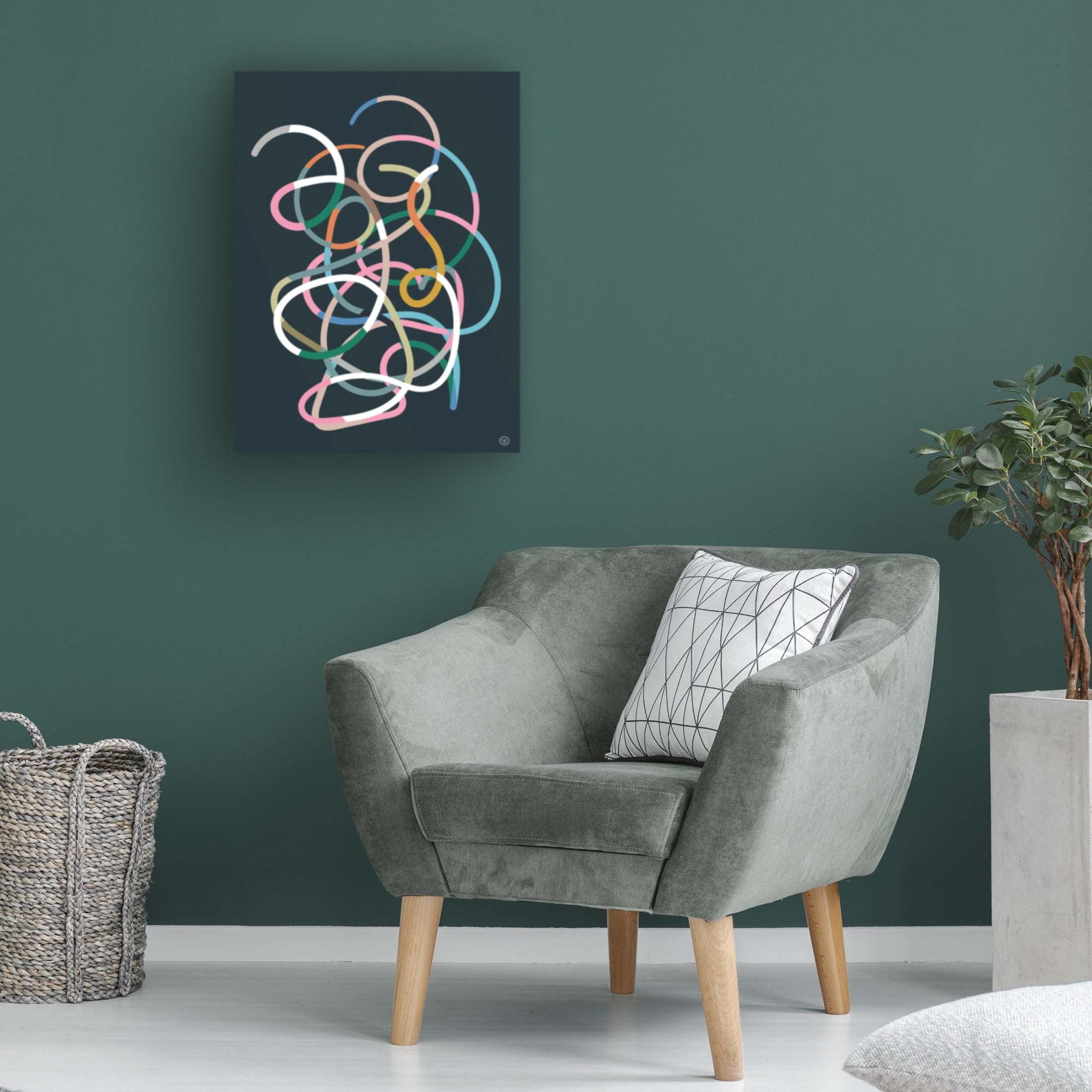 Trademark Fine Art Dan Hobday Color Lines Canvas Wall Art